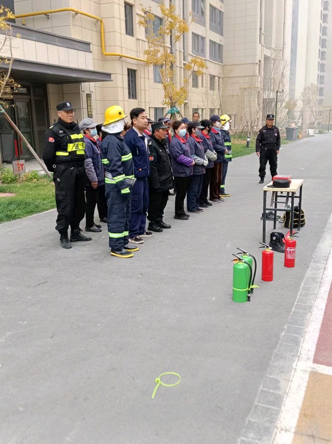 小区物业消防日演练活动速记金夜（兰州）（图3）