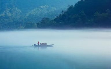 七绝·万安横江晚渡（文/冯清明）……莲叶之珠文学社（图4）