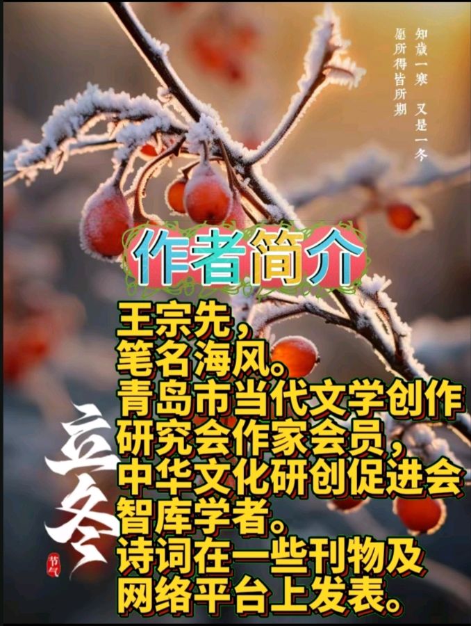 《海风诗人现代古诗词牌赏析》作者:王宗先 [中国现代诗歌文化传媒]（图8）
