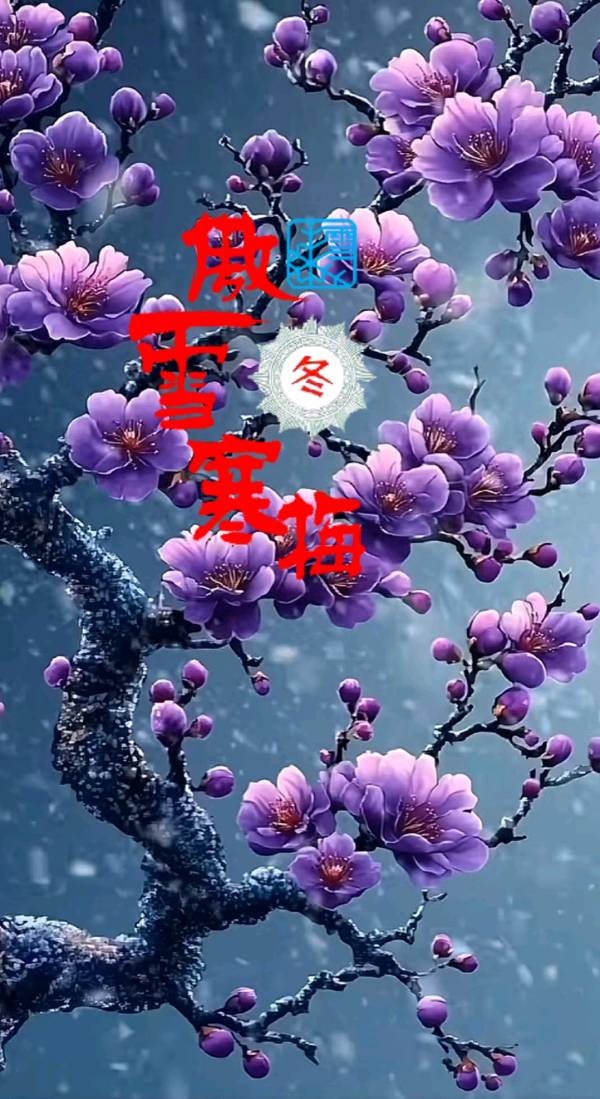 五律-小雪（组合三首）诗||旗袍（图9）