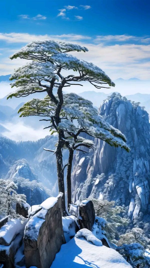五律-小雪（组合三首）诗||旗袍（图18）