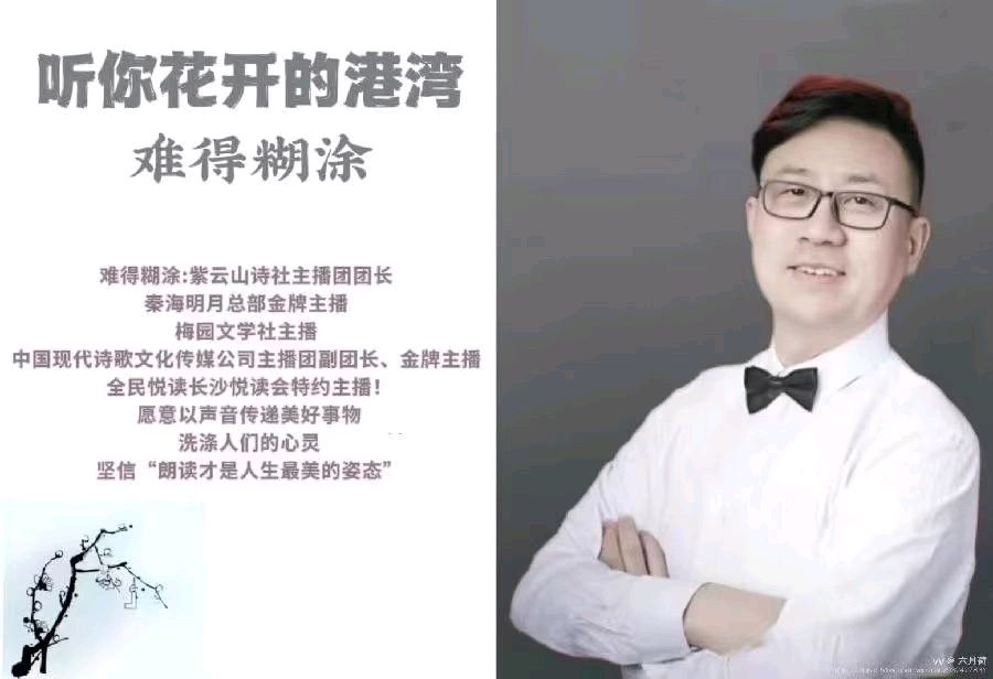 听你花开的港湾 ‖ 同题诵读六月荷教授原创作品《寒雪莲华》朗诵/听你花开的港湾主播（图4）