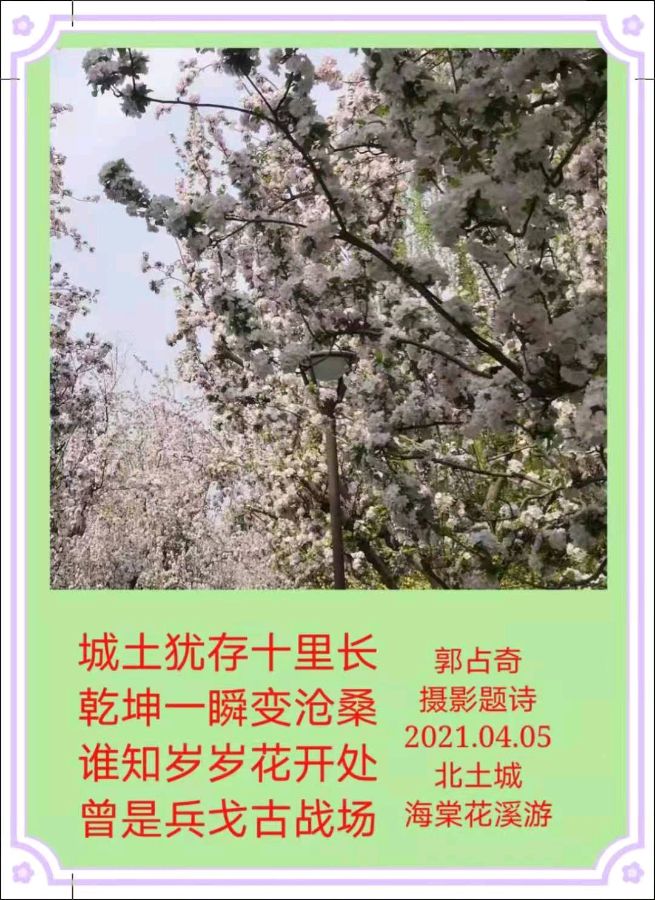 郭占奇老师图片题诗汇编（32首）（图13）