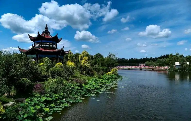 欣赏陈问生老师鹧鸪天·《游关东文化园》（图3）