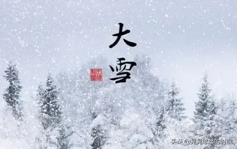「诗歌」今日大雪入深冬