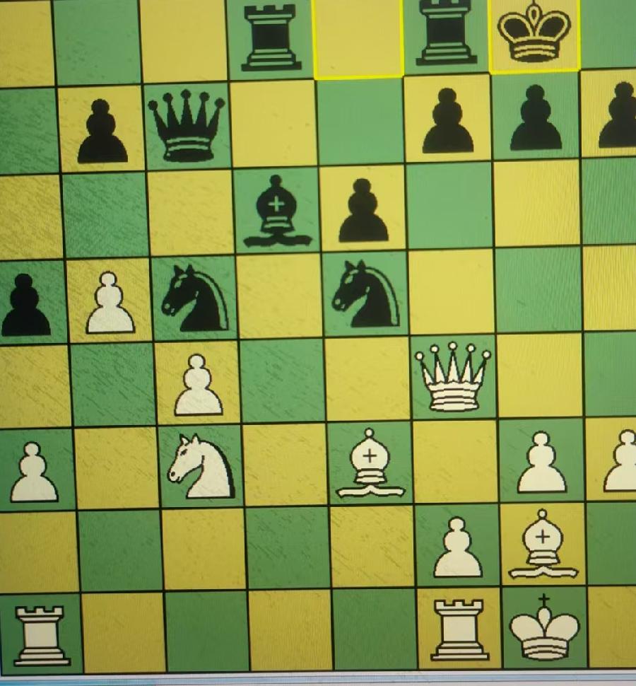 '将军可夺心″~评2024/12/8（新加坡世界棋王赛）印度古克什白胜中国丁立人/詹成（图3）