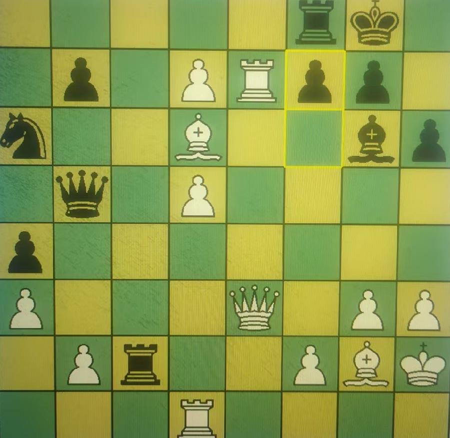 '挥兵直捣黄龙″~评世界棋王赛第12局中国丁立人先胜印度吉克什/詹成（图9）