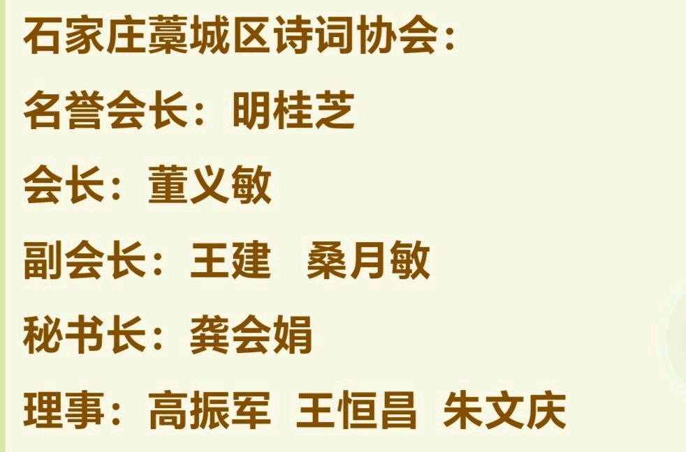 石家庄市藁城区诗词协会第六十五期同题诗《雪花飘落》（图17）