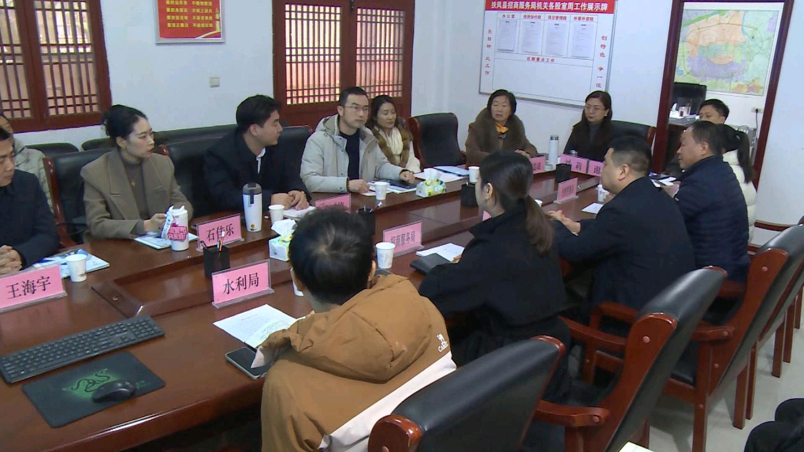 国普网视副总监赵东强一行赴陕西扶风县考察中医药产业园区