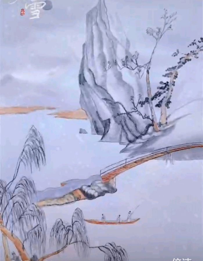 冬至感怀（二首）-画作/润姥。诗赞/润奶-西银/北京头条（图2）
