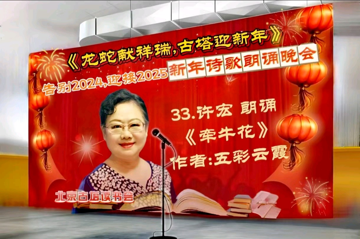 北京古塔读书会 ‖ 《龙蛇献祥瑞，古塔迎新年》告别2024.迎接2025新年诗歌朗诵晚会（图58）