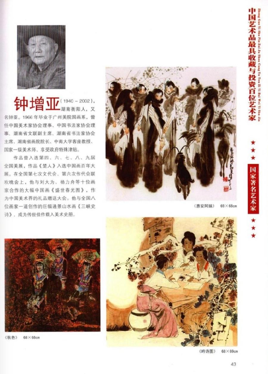 “诺贝尔诗葩_双语”「吴惠良专栏_大百科系列」(38) 中国艺术品最具收藏与投资100位艺术家/策划兼主编/吴惠良(中国)英译/银杏(美国)主播/薇薇中国香港(图79)