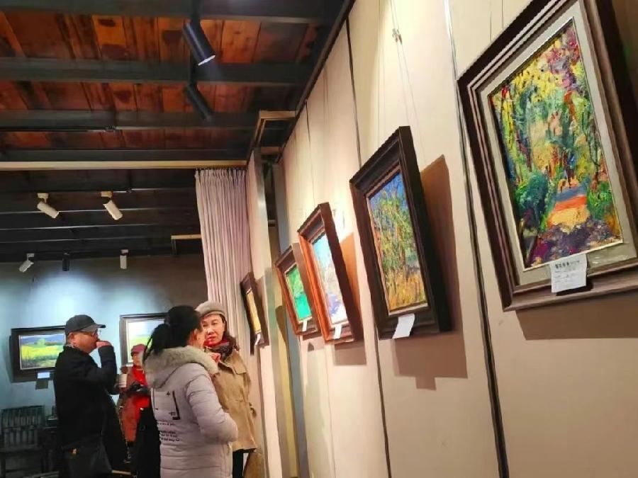 常德市5060画家协会2024年会暨安乡、津市小幅油画作品联展于1月6日在亚林美术馆隆重开幕！（图6）