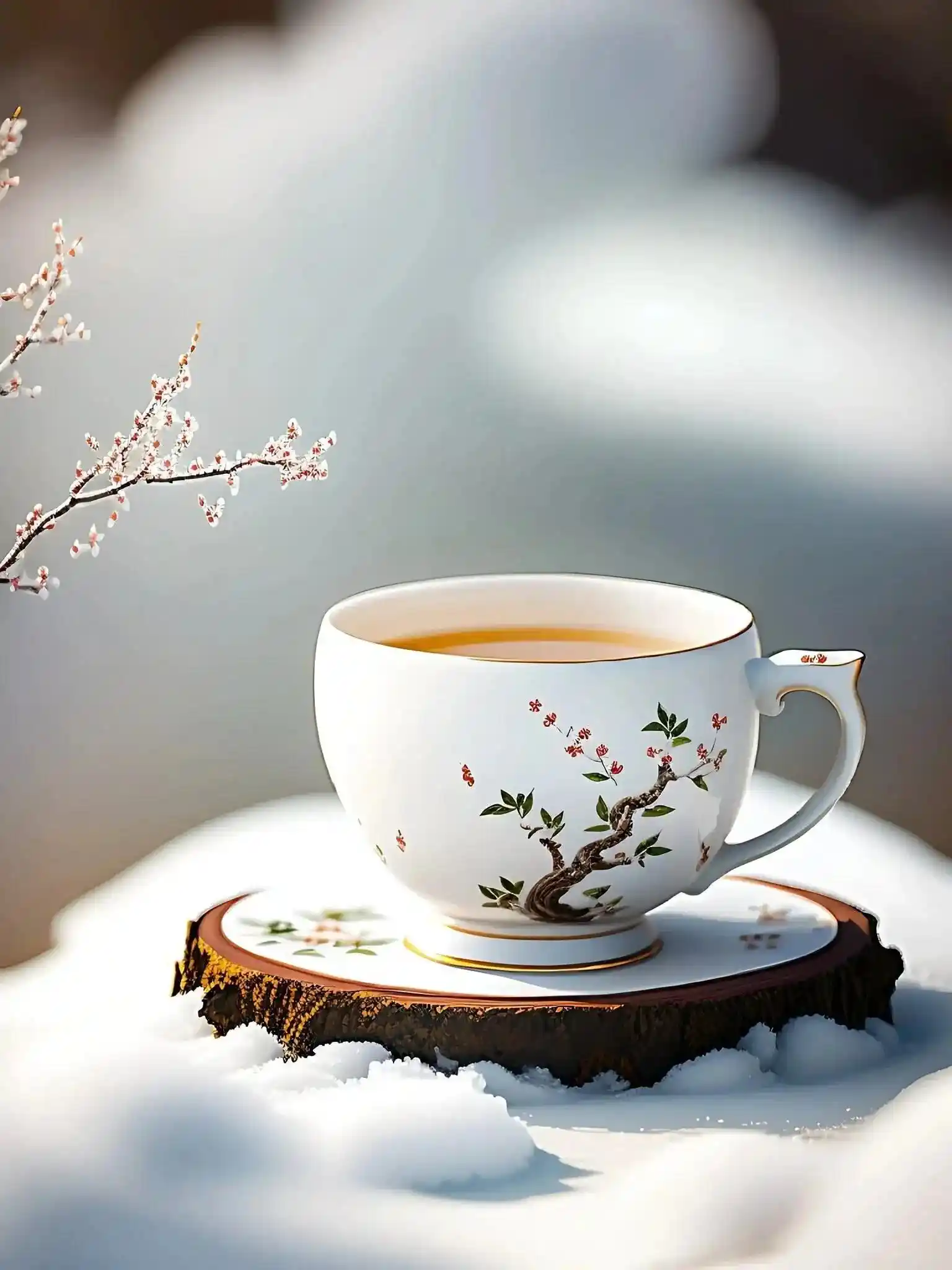 聂冬丽的《七律*思雪》