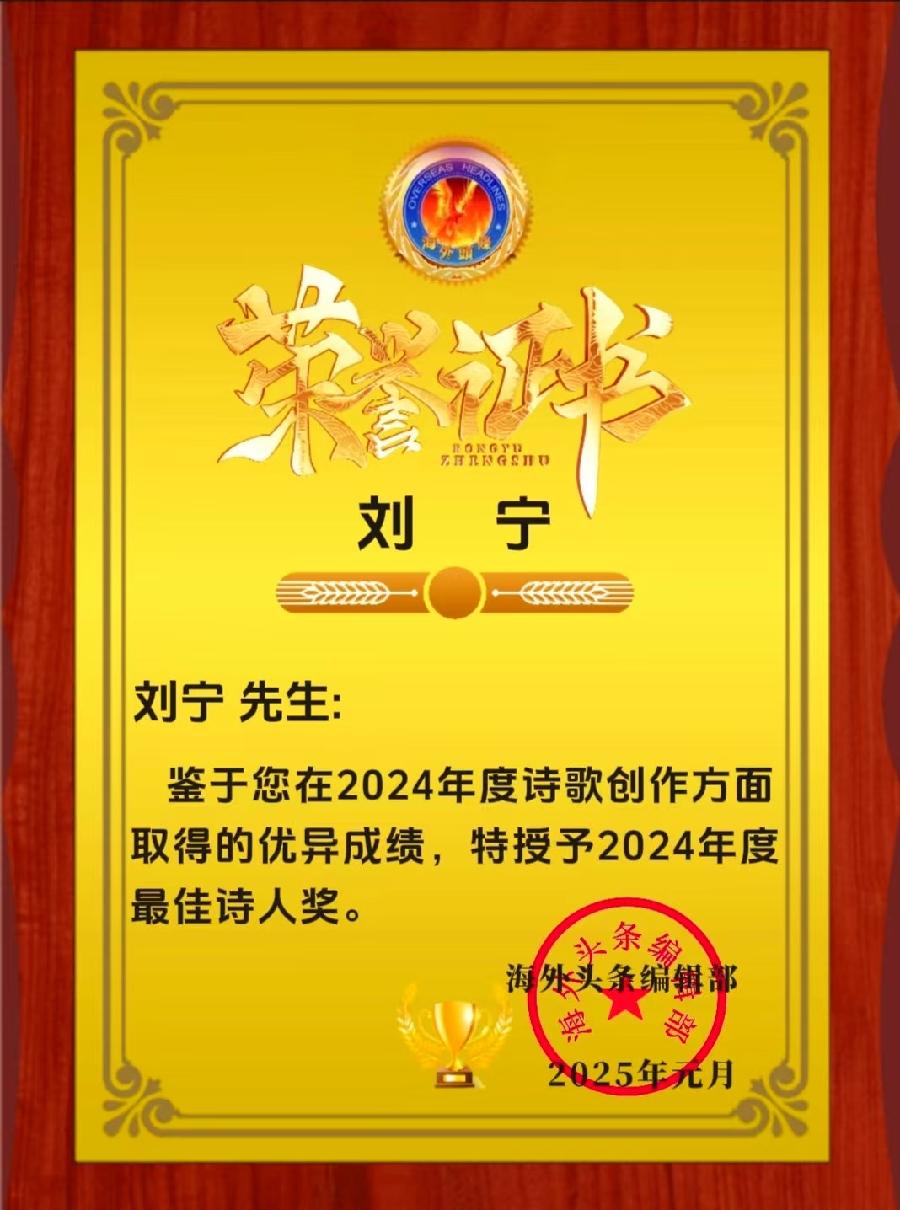海外头条红榜｜2024年｜海外诗歌联谊会｜海外头条（图9）