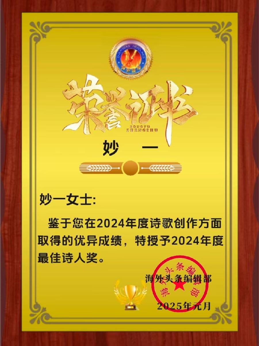 海外头条红榜｜2024年｜海外诗歌联谊会｜海外头条（图13）