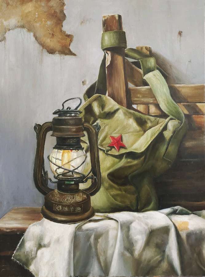 2025灵蛇献瑞|青年画家赵静油画贺岁展（图3）