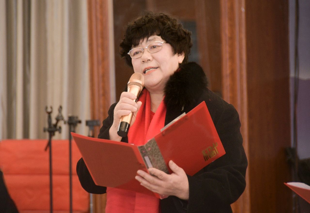 特刊：金秋歌舞团与红太阳文艺团春节联谊会| 市老年体协|市老年大学|市电视台|国欣棉业|中华诗经阁|翔龙酒店等领导们参加|中华诗经阁副社长白公平即兴赋联（图55）