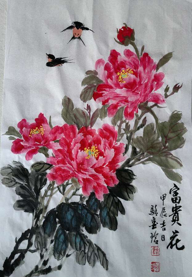 【湖北楚商书画院】第6期||特别推荐～骆爱玲国画欣赏（图24）