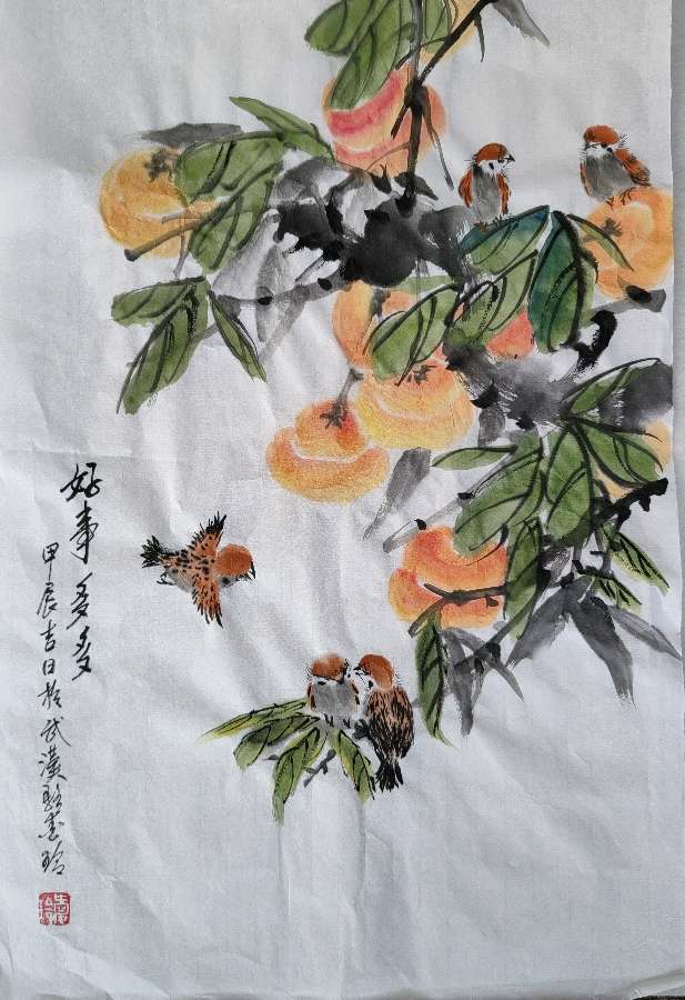 【湖北楚商书画院】第6期||特别推荐～骆爱玲国画欣赏（图7）