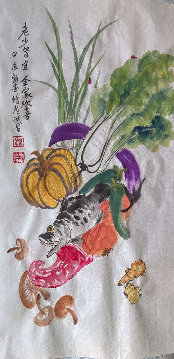 【湖北楚商书画院】第6期||特别推荐～骆爱玲国画欣赏（图4）