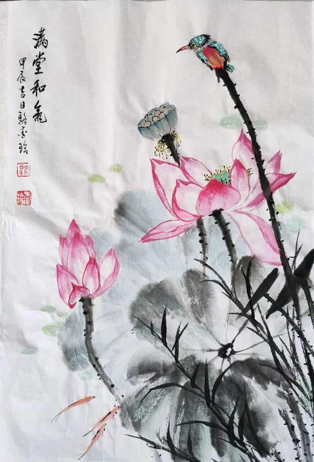 【湖北楚商书画院】第6期||特别推荐～骆爱玲国画欣赏（图9）