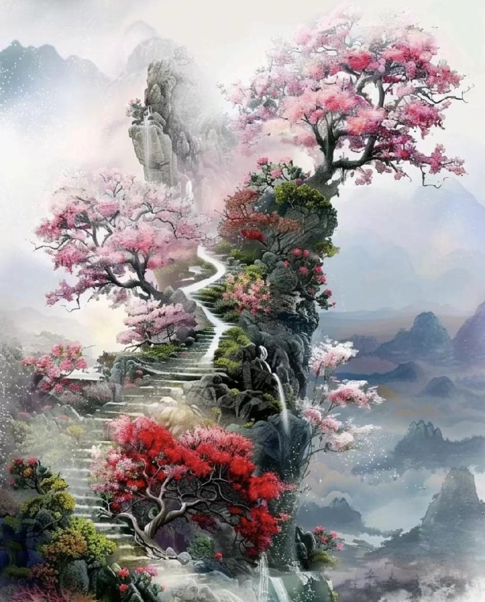 《仙山幻境》/《紫韵晨晖》（文/黄杰仁）……莲叶之珠文学社（图4）