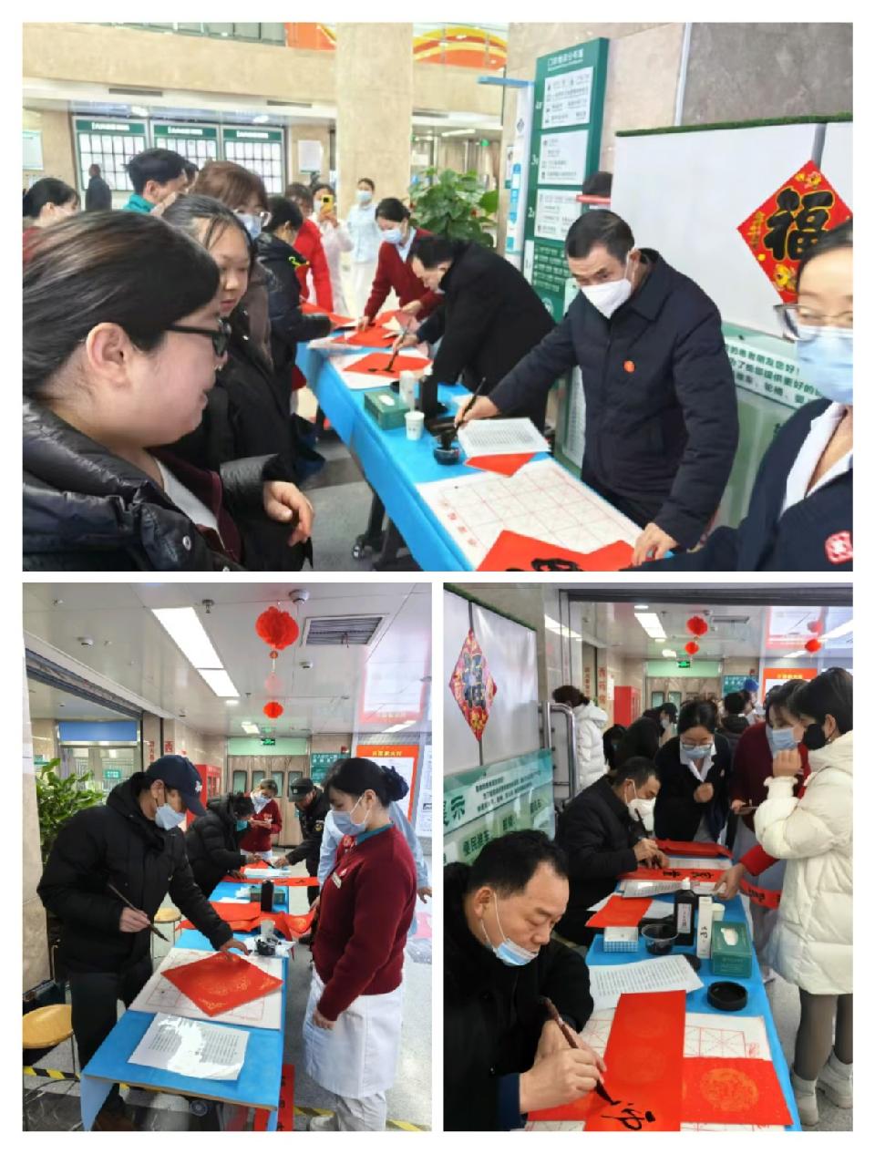 迎春纳福军缘情，挥毫泼墨慈善行 _作者ll景天栋（图4）