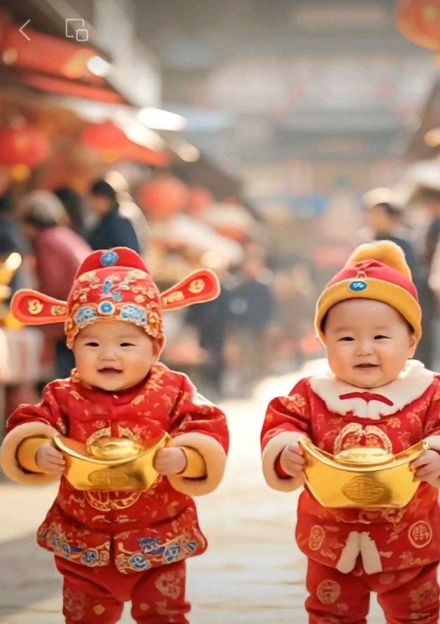 萌娃过年趣事图集锦（图11）