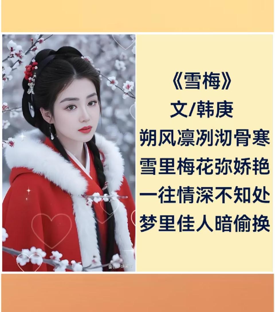 韩庚的《雪梅》