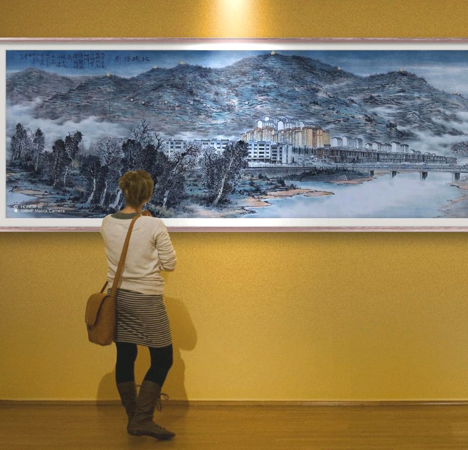 “北城塔影”新岷州十二景之一 漆军艺作品欣赏（图7）