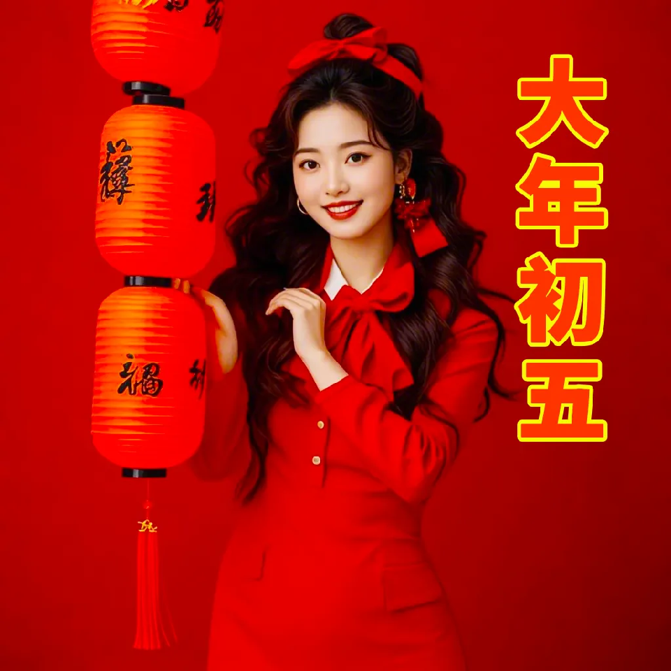 大年初五 作者:林水火 主播:蝴蝶兰（图2）