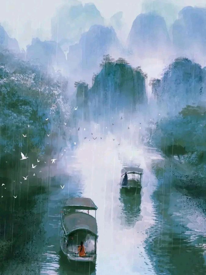 喝火令•嘉陵春早//渔城山翁