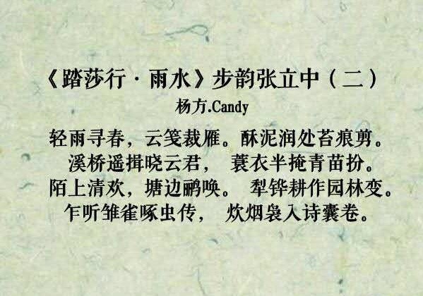 （澳大利亚）杨方：《踏莎行·雨水》组诗｜海外头条（图8）