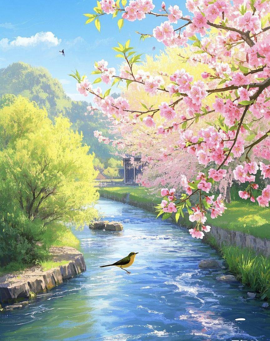 湖南诗人萧明生《初春》（图5）