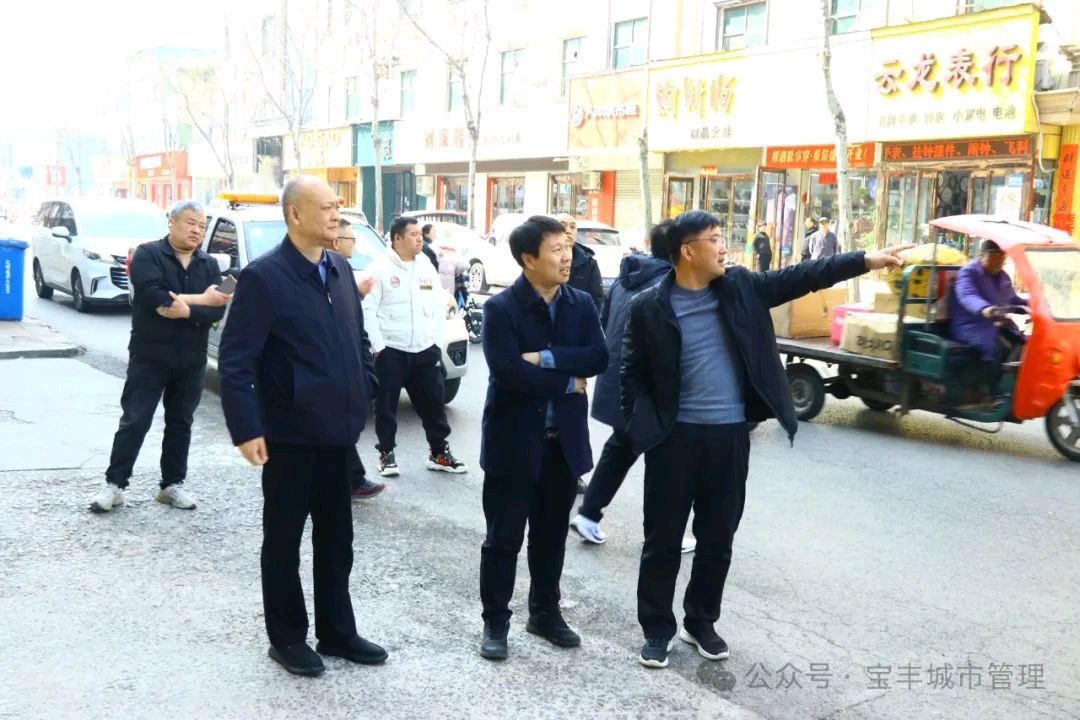 焦作市武陟县三线整治工作专班来宝丰考察交流城市管理工作（图3）