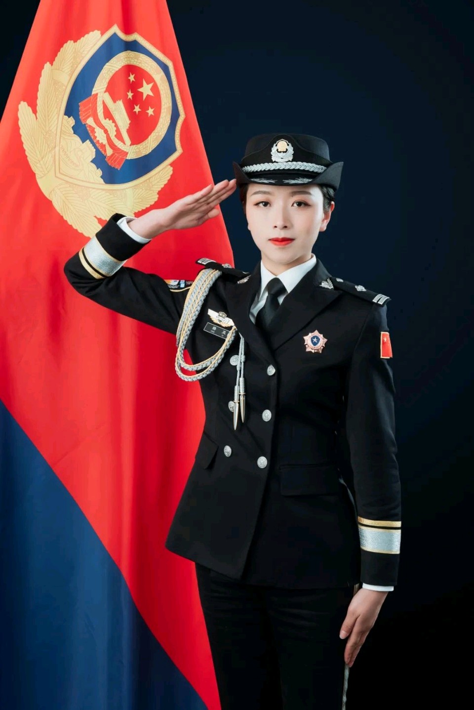 七律·三八节赞警花郄世民（河北石家庄）（图3）