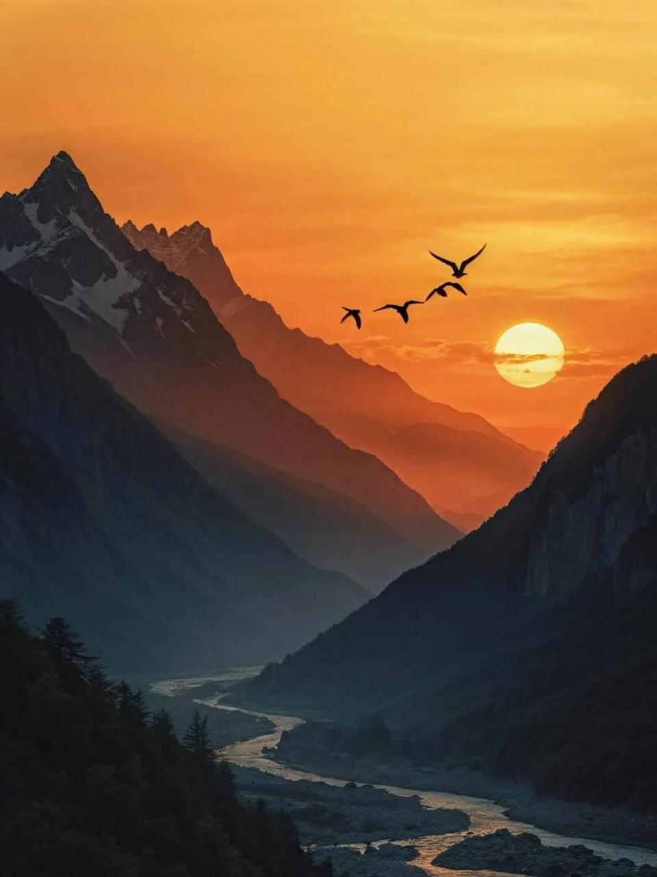 刘山：《暮色中的家乡北山》海外头条（图5）