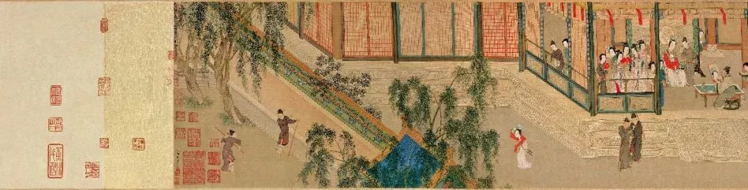 【枫雅汇看图约诗】第378期 赏析《汉宫春晓图》(图2)