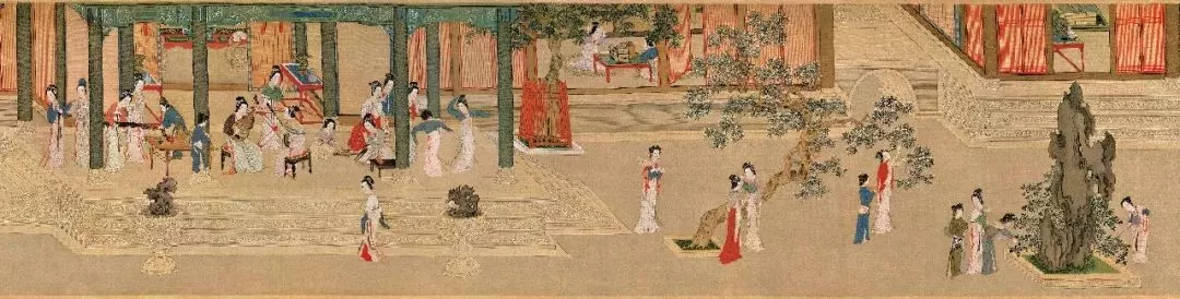 【枫雅汇看图约诗】第378期 赏析《汉宫春晓图》(图7)