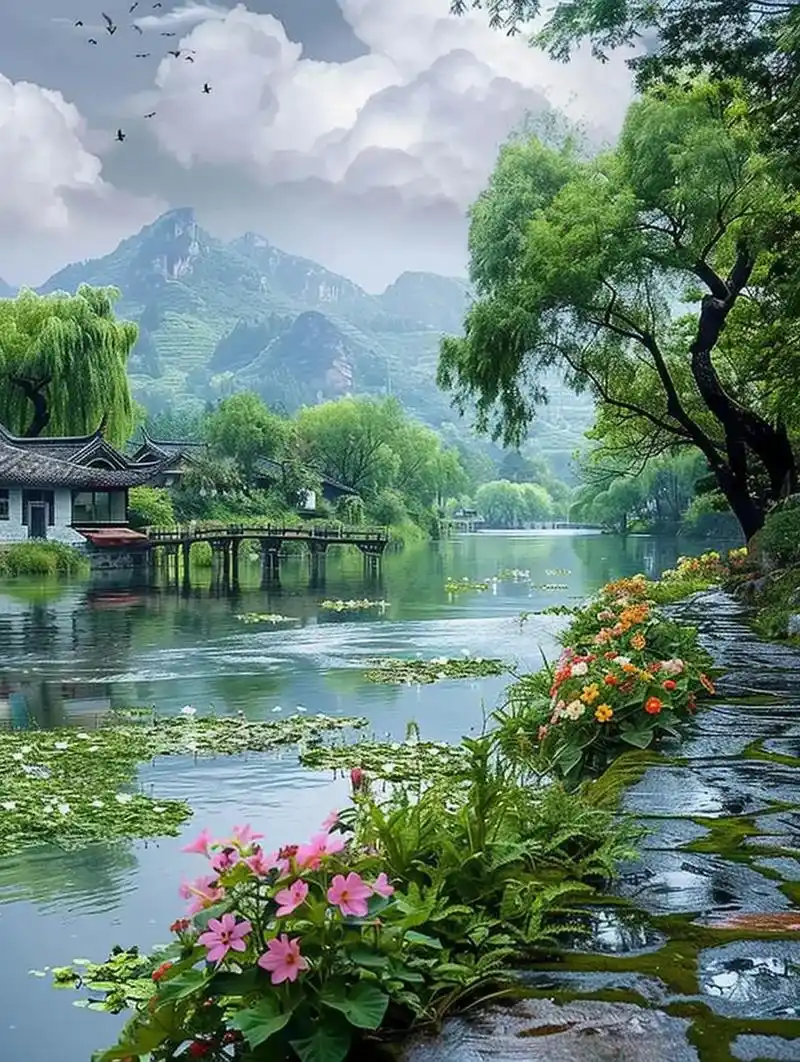 【新山东文学社】《小河之春》作者/书乐 主播/梅妃(图7)