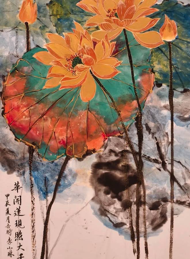 华夏文化促进会主席李小琳“爱在人间 诗琳画卷——李小琳诗书画展”在澳门举办（记者 常魁星）（图20）