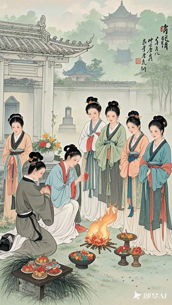 【名家风采】古风 清明祭祀//文/丁开平（江苏）（图5）