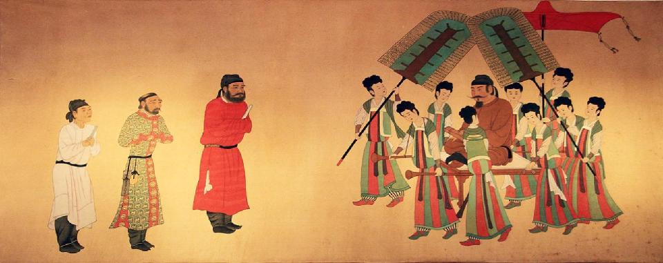 【枫雅汇看图约诗】第379期 赏析《步辇图》(图2)