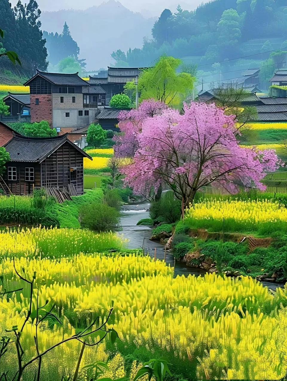 【新山东文学社】《重寻桃花源(十首)》作者/剑如虹 主播/笑笑(图6)