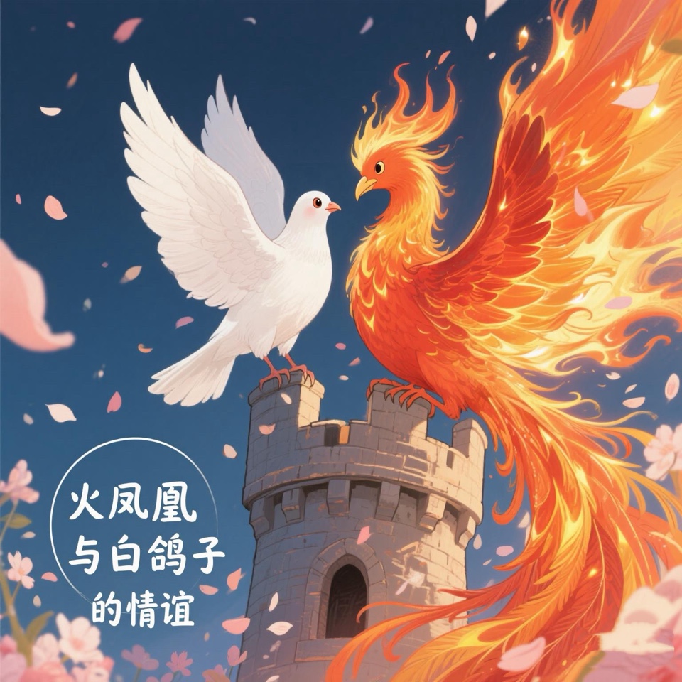 天空的双生书——赞火凤凰与白鸽子的姐妹情：作者/墨缘（呼延光民）朗诵||白鸽子/海外头条（图6）