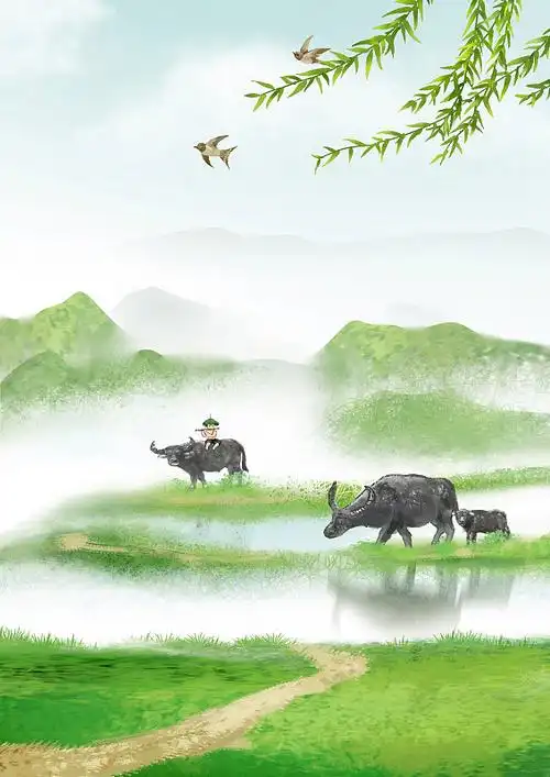 渔歌子*谷雨随吟【外一首】 作者:金夜（兰州）（图2）