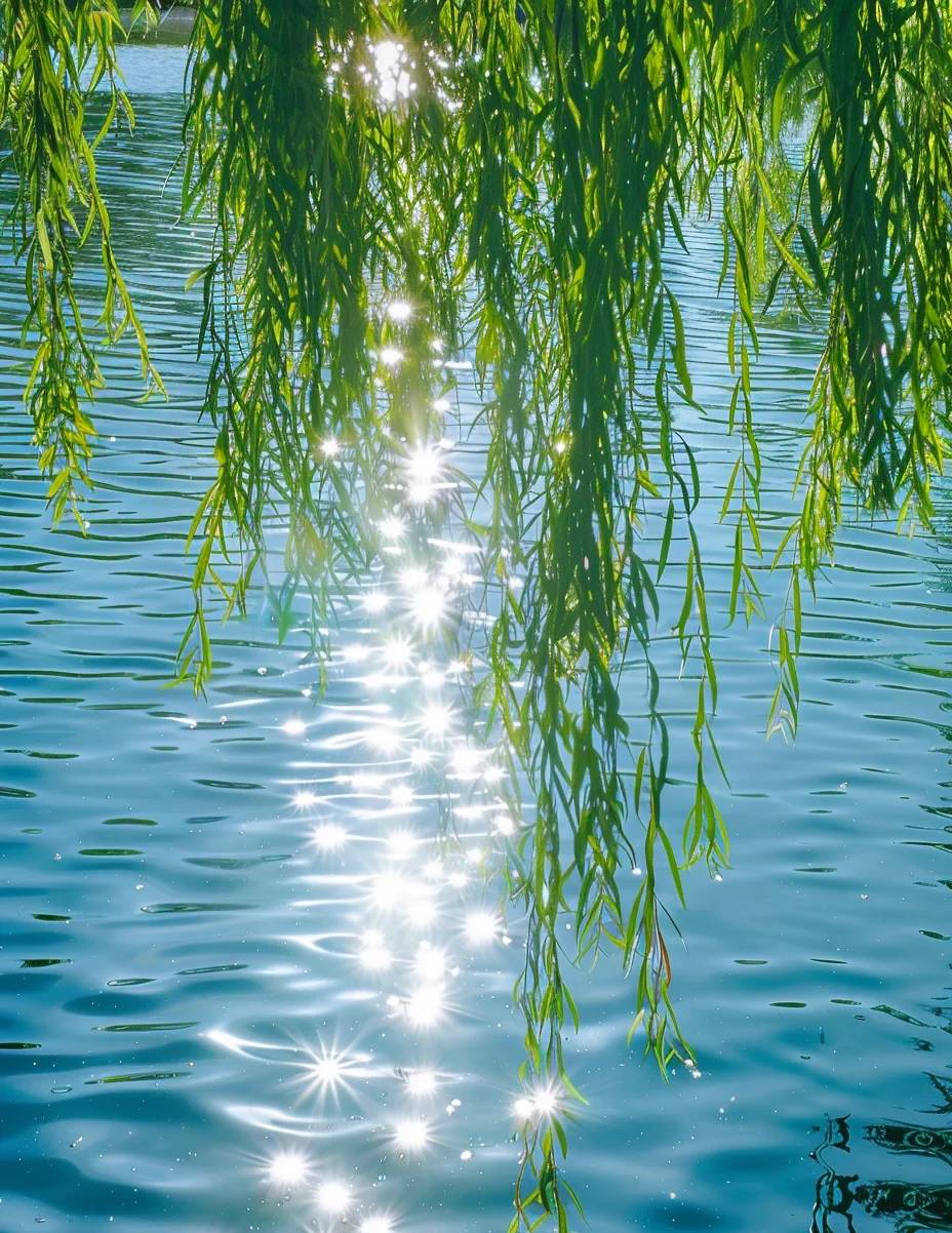 湖畔的柳～诗◑乌日根（图9）