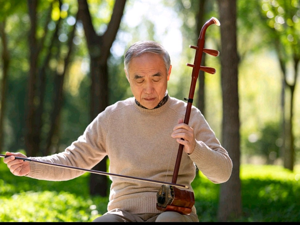 《九江文学社：北京头条》拉二胡的老人（外一首） 作者/ 梅宁生
