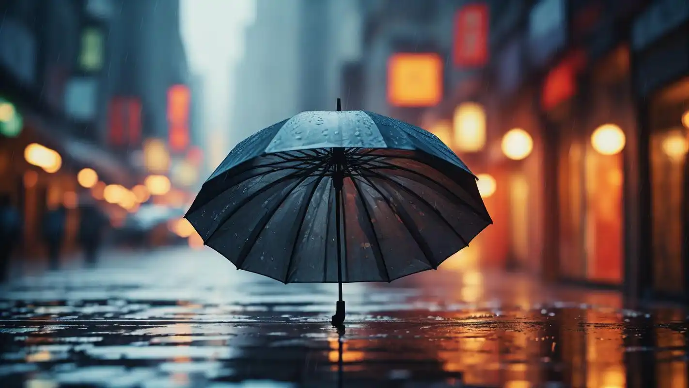 灯火阑珊处的雨～诗◑马文同（图13）